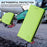 For iPhone 17 Pro Max RC01 Dual-Folded Magnetic Suction RFID Leather Phone Case(Grass Green)
