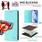 For iPhone 17 Pro RC01 Dual-Folded Magnetic Suction RFID Leather Phone Case(Mint Green)