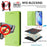 For iPhone 17 Pro RC01 Dual-Folded Magnetic Suction RFID Leather Phone Case(Grass Green)