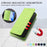 For iPhone 17 Pro RC01 Dual-Folded Magnetic Suction RFID Leather Phone Case(Grass Green)