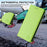 For iPhone 17 Pro RC01 Dual-Folded Magnetic Suction RFID Leather Phone Case(Grass Green)