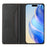 For iPhone 17 Pro RC01 Dual-Folded Magnetic Suction RFID Leather Phone Case(Black)