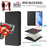 For iPhone 17 Pro RC01 Dual-Folded Magnetic Suction RFID Leather Phone Case(Black)
