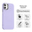 For iPhone 11 Colorful Series Shockproof Phone Case(Purple) - BaskiFit