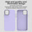 For iPhone 11 Colorful Series Shockproof Phone Case(Purple) - BaskiFit