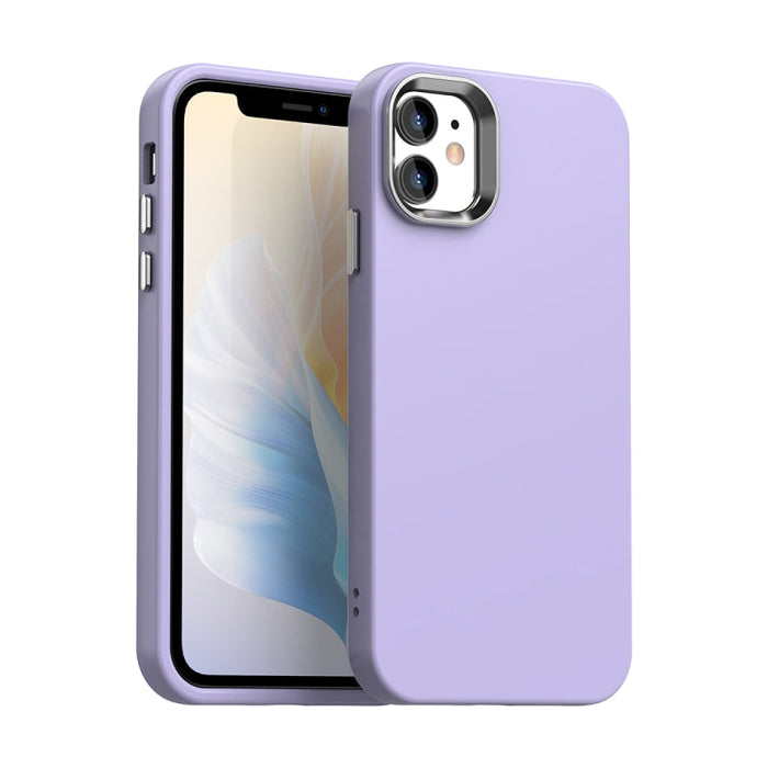 For iPhone 11 Colorful Series Shockproof Phone Case(Purple) - BaskiFit