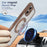 For iPhone 16 Plus Translucent Frosted MagSafe Phone Case with AI Button(Gold)