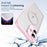 For iPhone 16 Plus Translucent Frosted MagSafe Phone Case with AI Button(Pink)