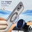 For iPhone 16 Plus Translucent Frosted MagSafe Phone Case with AI Button(Grey)