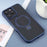 For iPhone 16 Pro Max DFANS DESIGN Frosted Magsafe Magnetic Holder Phone Case(Blue)