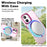 For iPhone 17 IMAK Candy Series Shockproof MagSafe Phone Case(Red)