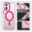 For iPhone 17 IMAK Candy Series Shockproof MagSafe Phone Case(Red)