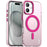 For iPhone 17 IMAK Candy Series Shockproof MagSafe Phone Case(Red)