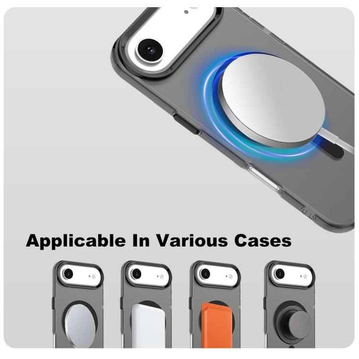 For iPhone 17 Air IMAK Candy Series Shockproof MagSafe Phone Case(Black)