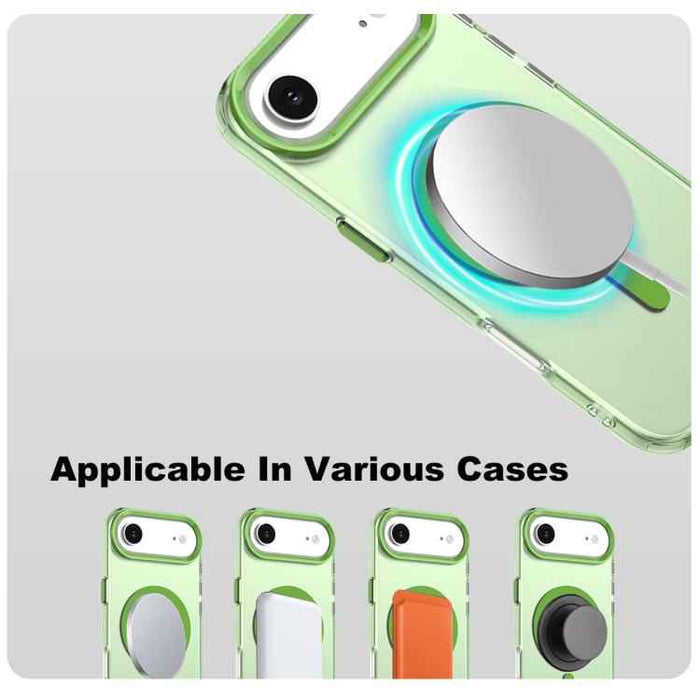 For iPhone 17 Air IMAK Candy Series Shockproof MagSafe Phone Case(Green)
