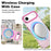 For iPhone 17 Air IMAK Candy Series Shockproof MagSafe Phone Case(Red)