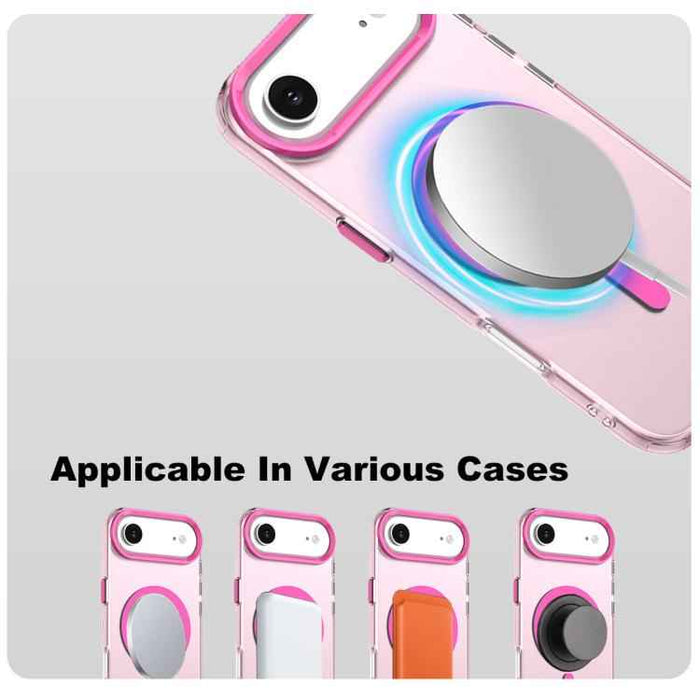 For iPhone 17 Air IMAK Candy Series Shockproof MagSafe Phone Case(Red)