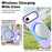 For iPhone 17 Air IMAK Candy Series Shockproof MagSafe Phone Case(Purple)