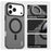 For iPhone 17 Pro Max IMAK Candy Series Shockproof MagSafe Phone Case(Black)
