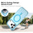 For iPhone 17 Pro Max IMAK Candy Series Shockproof MagSafe Phone Case(Blue)