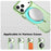 For iPhone 17 Pro Max IMAK Candy Series Shockproof MagSafe Phone Case(Green)