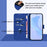 For Samsung Galaxy F06 5G / M06 5G Skin Feel Solid Color Leather Phone Case with Lanyard(Dark Blue)