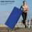 For Samsung Galaxy F06 5G / M06 5G Skin Feel Solid Color Leather Phone Case with Lanyard(Dark Blue)
