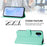 For Samsung Galaxy F06 5G / M06 5G Skin Feel Solid Color Leather Phone Case with Lanyard(Mint Green)