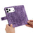 For iPhone 17 Pro Max Mandala Embossed Retro Frosted Leather Phone Case(Purple)