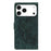 For iPhone 17 Pro Mandala Embossed Retro Frosted Leather Phone Case(Green)