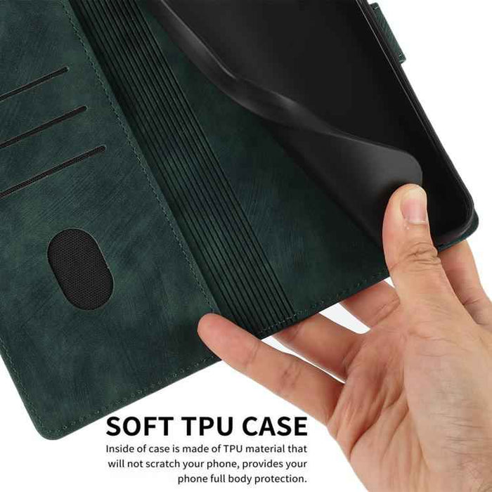 For iPhone 17 Pro Mandala Embossed Retro Frosted Leather Phone Case(Green)
