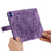 For iPhone 17 Mandala Embossed Retro Frosted Leather Phone Case(Purple)