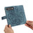 For iPhone 17 Air Mandala Embossed Retro Frosted Leather Phone Case(Blue)