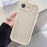 For iPhone 16e Shockproof Frame Frosted Precise Hole TPU Phone Case(White)