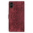 For Samsung Galaxy S25 FE 5G Mandala Embossed Retro Frosted Leather Phone Case(Red)