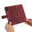 For Samsung Galaxy S25 FE 5G Mandala Embossed Retro Frosted Leather Phone Case(Red)