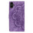 For Samsung Galaxy S25 FE 5G Mandala Embossed Retro Frosted Leather Phone Case(Purple)