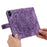 For Samsung Galaxy S25 FE 5G Mandala Embossed Retro Frosted Leather Phone Case(Purple)