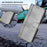 For iPhone 17 Pro Max Line Splicing Buckle Retro Leather Phone Case(Grey)