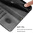 For iPhone 17 Pro Line Splicing Buckle Retro Leather Phone Case(Black)