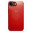 For iPhone 16e Plating Carbon Fiber MagSafe Full Coverage Phone Case(Red)