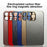 For iPhone 16e Plating Carbon Fiber MagSafe Full Coverage Phone Case(Red)