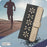For Samsung Galaxy S25 Ultra 5G Splicing Color Hollow Flower Pattern RFID Leather Phone Case(Black)