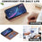 For Samsung Galaxy S25 Ultra 5G Splicing Color Hollow Flower Pattern RFID Leather Phone Case(Brown)