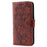 For iPhone 17 Pro Max Rose Butterfly Embossed Leather Phone Case(Brown)