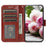 For iPhone 17 Pro Max Rose Butterfly Embossed Leather Phone Case(Brown)