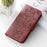 For iPhone 17 Pro Max Rose Butterfly Embossed Leather Phone Case(Brown)