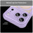 For iPhone 17 Pro Max Armor Glaze MagSafe Magnetic Phone Case(Purple)