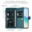 For Samsung Galaxy S25 / S24 5G Magnetic Closure 9 Card Slots Zipper Leather Case with Hand Strap(Dark Green)