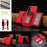 For Samsung Galaxy S25 5G Solid Color Horizontal Magnetic Card Bag RFID MagSafe Phone Case(Red)